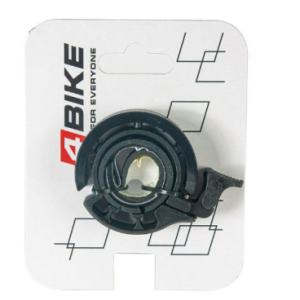 Звонок вело 4BIKE BB3213L-Blk алю+пластик D46черный