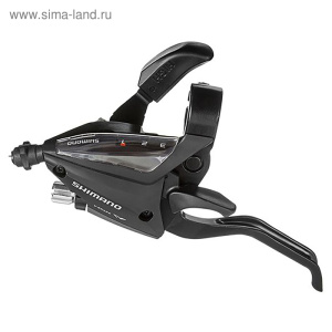 ESTEF5002LSBL Шифтер/Торм.ручка Shimano Tourney EF500 лев. 3скор черный