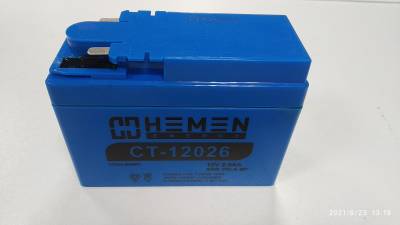 АКБ HEMEN ENERGY 12v 2,5a (CT12026) YTR4A-BS 113х49х85