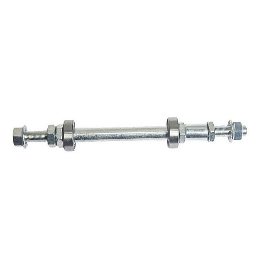 Ось втулки задней KENLI 3/8"х130х190 фэтбайк с промподшипниками и гайками