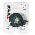 Звонок вело 4BIKE BB3213L-Blk алю+пластик D46черный